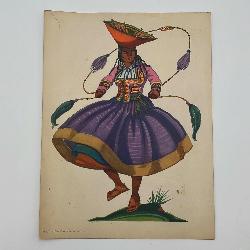 Vintage Peru ï¿½Native Danceï¿½ Menu