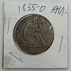 Very Nice 1855-0 90% Silver Seated Half Dollar