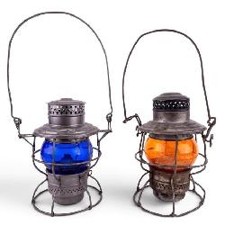 Pair of Railroad Lanterns