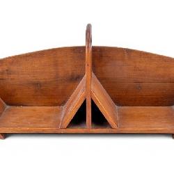 Early Hand Made Wooden Caddy