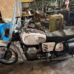 Classic Moto Guzzi V7 Ambassador Motorcycle from 1969