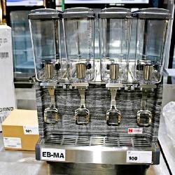New Crathco Cs4e/2d/3d16 4-head Refrigerated Beverage Machine