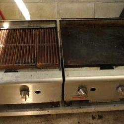 Cecilware Pro Double Griddle 49in/22in/34in
