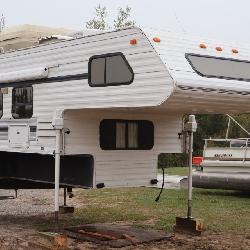 11ft 3inch slide in pickup camper >