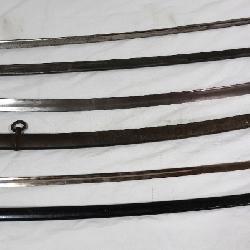 group pic of swords, close ups >