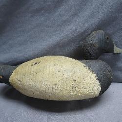 Hand-Carved Wooden Duck Decoy
