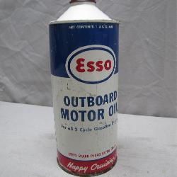 Esso Outboard Motor Oil Full Can