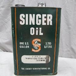 Singer Sewing Machine Oil One-Gallon Can