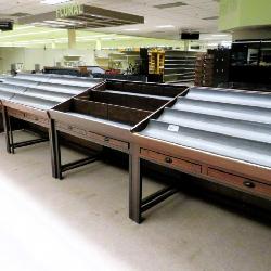 55-inch Slant Produce Tables