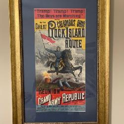 1888 Grand Army of the Republic Reunion Poster, Columbus, Ohio