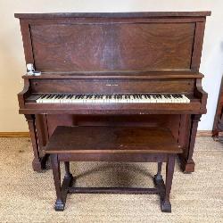 Hobart M Cable Upright Piano with Bench