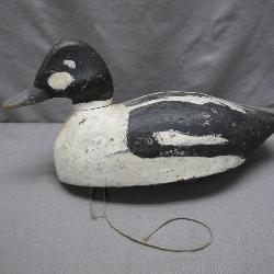 Hand-Carved Wooden Duck Decoy