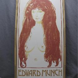 Edvard Munch Exhibition Poster, 1977