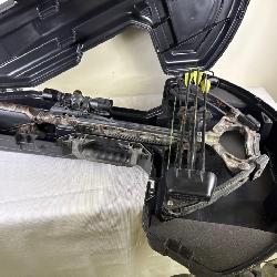 Barnett Compound Crossbow with scope, arrows, and case