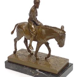 After Albert Moritz Wolff Russian Bronze Sculpture