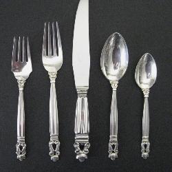 Georg Jensen Sterling Flatware