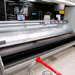12ft Barker Ptd Gravity-coil Sefood Case 2010 - Remote Cooled, No Compressor