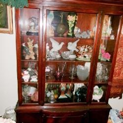 CURVED GLASS CHINA CABINET