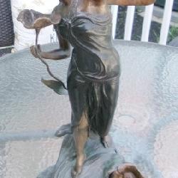 BRONZE FAIRY SCULPTURE