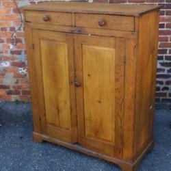 Antique Oak Jelly Cupboard