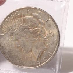 Key Date 1928 No mint mark Peace Dollar