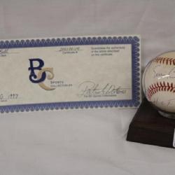 Ernie Banks HOF 77 w/ certificate #200100114