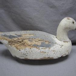 Hand-Carved Wooden Duck Decoy