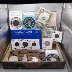 Vintage US Coins and Currency Collection
