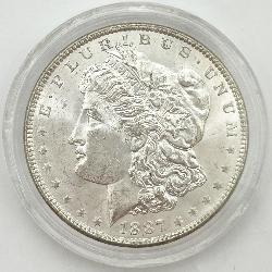 1887 Morgan Silver Dollar