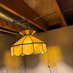 Hanging Lamp, Mid Century Decor