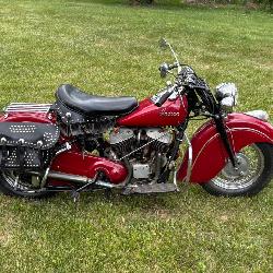 1945 Indian Chief Motorcycle with 406 Miles