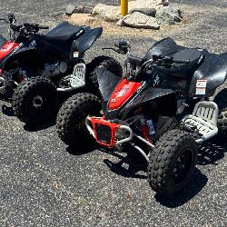 (2) Youth / Small CAN-AM DSX 90cc BRP 4x4 ATVs