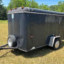 2002 ITCI Single Axle Enclosed Utility Trailer 