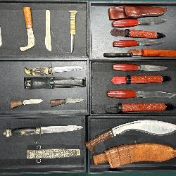Small Collection of Knives incl. J. A. Hellberg stag knife