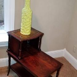 Side Table with Vase