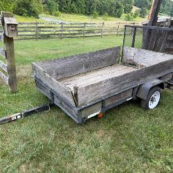 5x8 Utility Trailer with Homemade Title