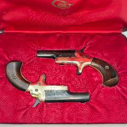 Pair of Colt .22 Short Derringers Gamblers Set