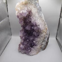Natural Amethyst Geode Cluster Display Piece