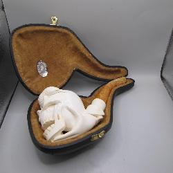 Turkish Skull & Snake Pipe with Case
