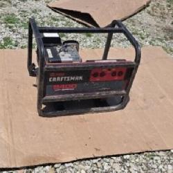 Craftsman 2400 watt gas generator  5 hp runs