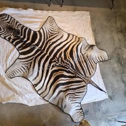 Zebra hide, custom rings and black