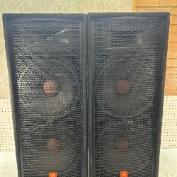 Two JBL Jax 100 Dual Speaker Cabinets