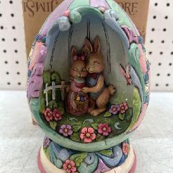 Jim Shore 4015889 “Heartwood Creek” Spring Diorama Egg