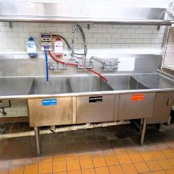 103-inch 3-compartment Sink