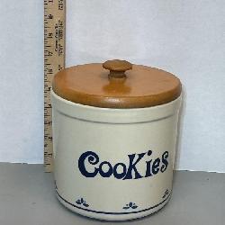 Roseville Friendship Pottery cookie jar