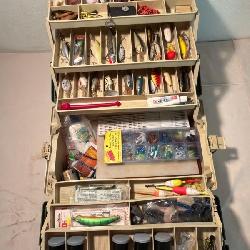 Tackle Box full of Fishing Equipment