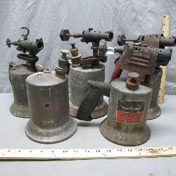 5 Gas Blowtorches, Circa Early-Mid 20th Century