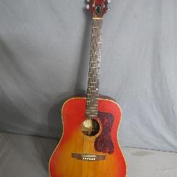 Guild Acoustic Guitar, Cherry Finish