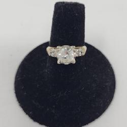 Vintage 14k Angelite Size 6 Engagement Ring. 2.80g