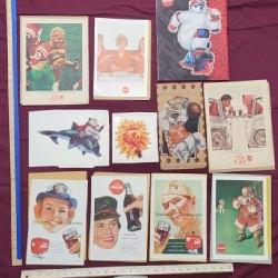 Vintage Coca-Cola Advertising, Decals & Folder